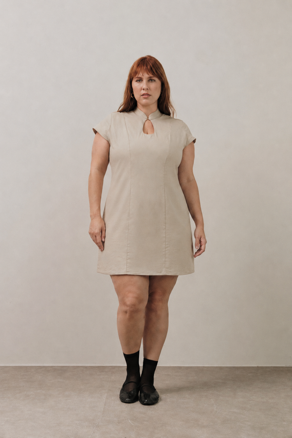 Foto do produto VESTIDO HERANÇA - PÓ DE ARROZ