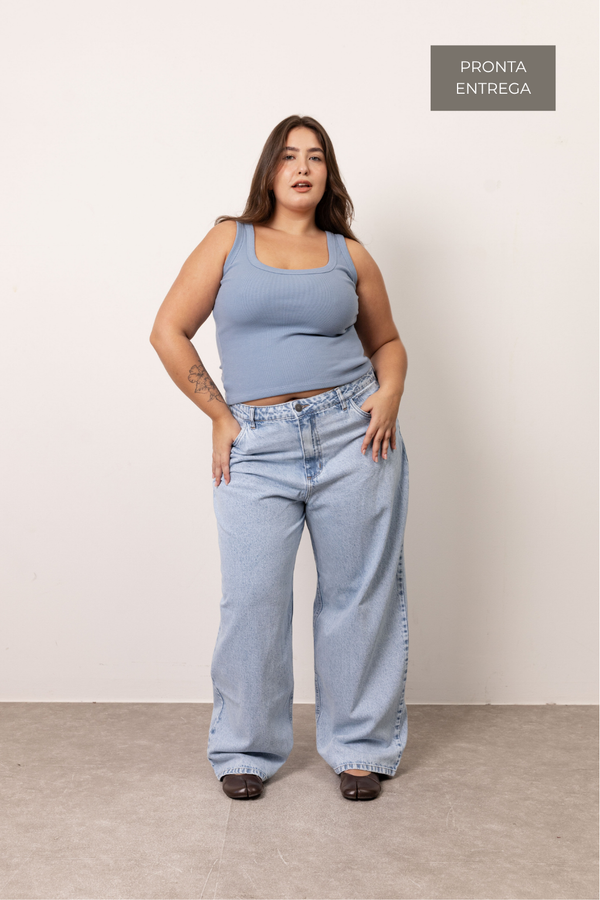 Foto do produto CALÇA JEANS MODELO 01 - AZUL CLARO