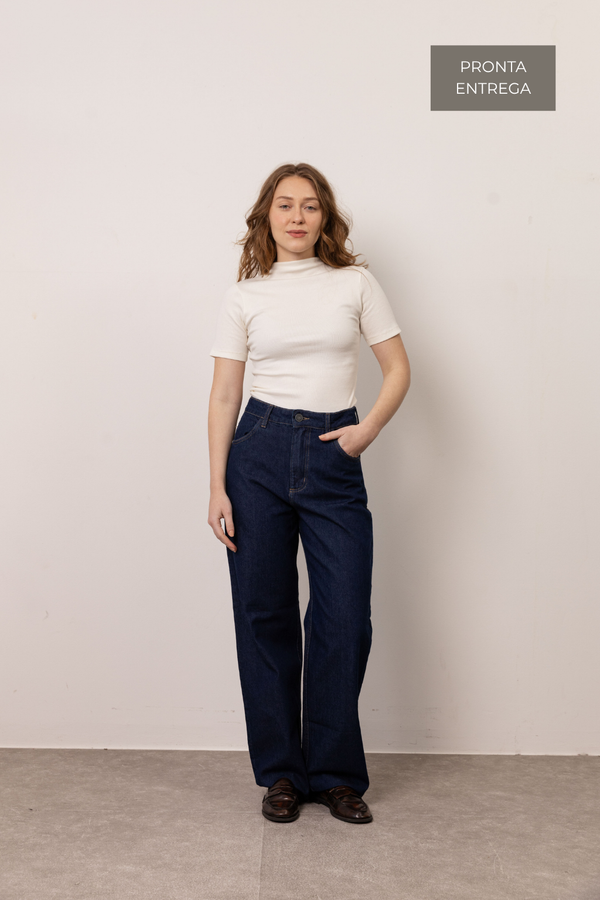Foto do produto CALÇA JEANS MODELO 01 - AZUL ESCURO