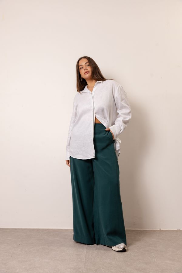 Foto do produto CAMISA PURO LINHO ALMA - BRANCO