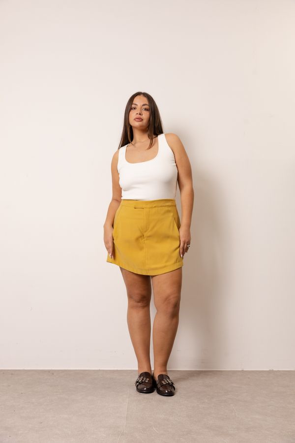 Foto do produto SHORTS SAIA ORIGEM - CURRY