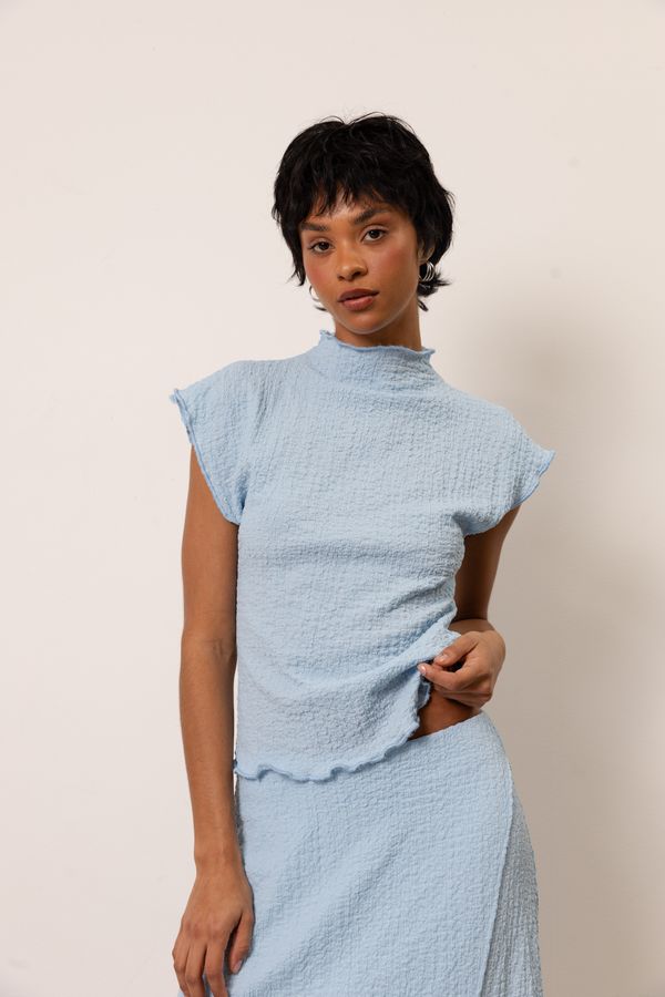 Foto do produto BLUSA MEMÓRIA - AZUL CELESTE