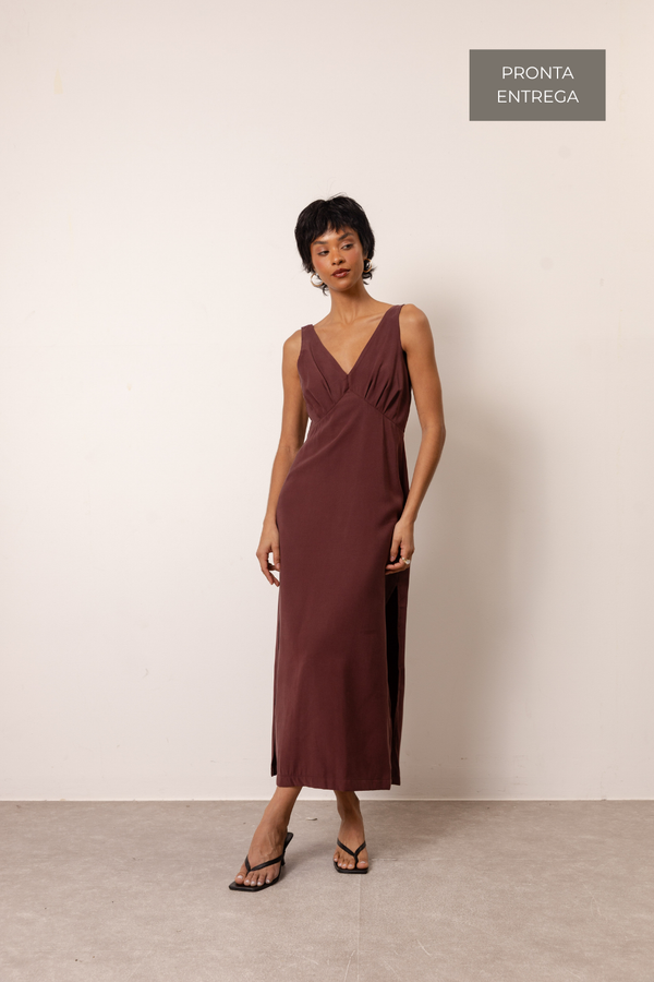 Foto do produto VESTIDO ORIGEM - BERINJELA