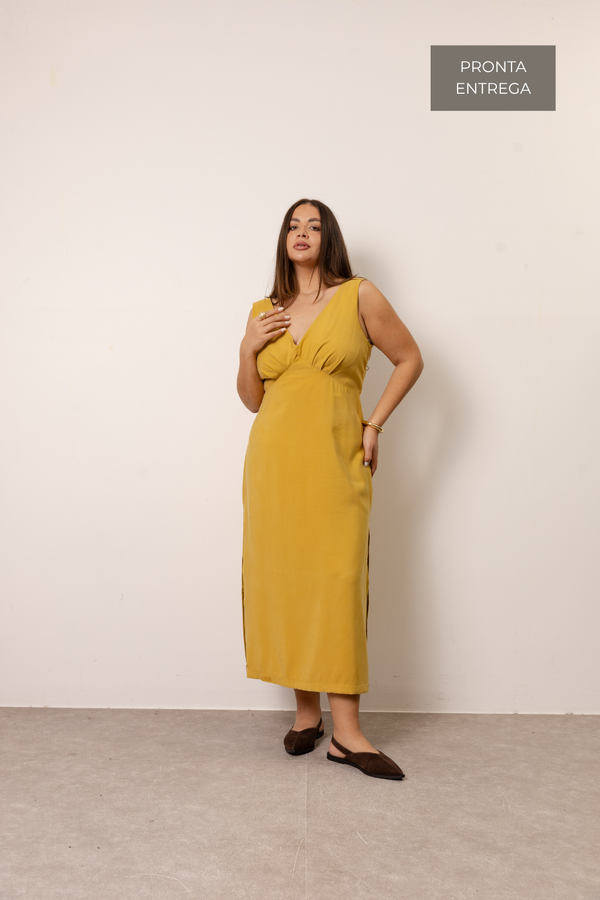Foto do produto VESTIDO ORIGEM - CURRY