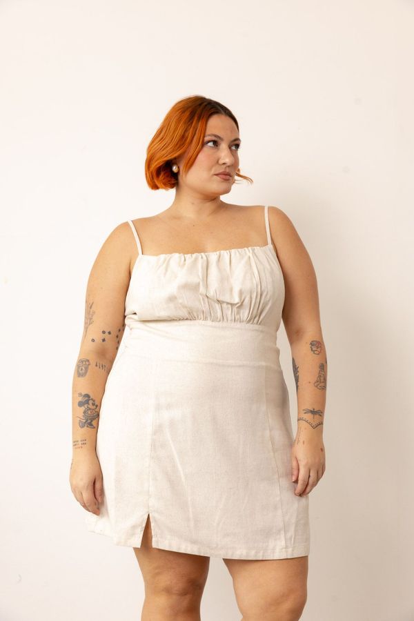 Foto do produto VESTIDO MIAMI CURTO - NATURAL