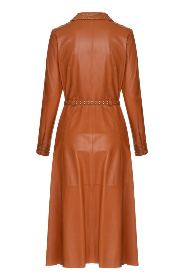 Foto do produto VESTIDO MILĀO COURO TACHAS