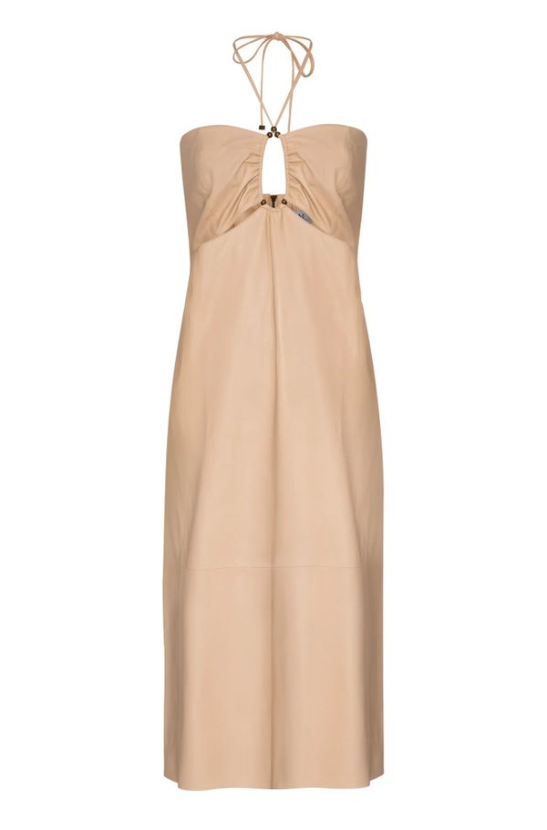Foto do produto VESTIDO SERRES MIDI COURO