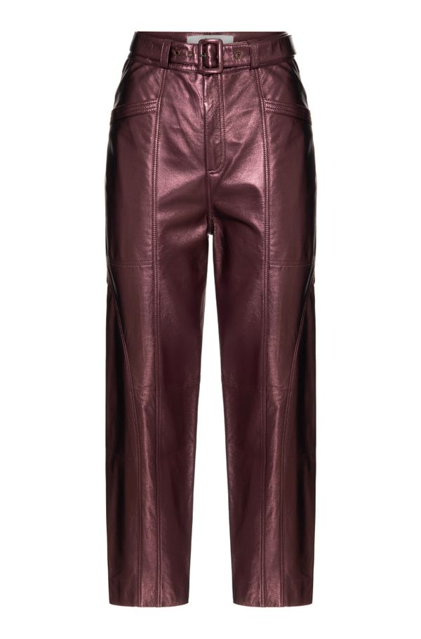 Foto do produto CALÇA LUIZA COURO METALIZADO