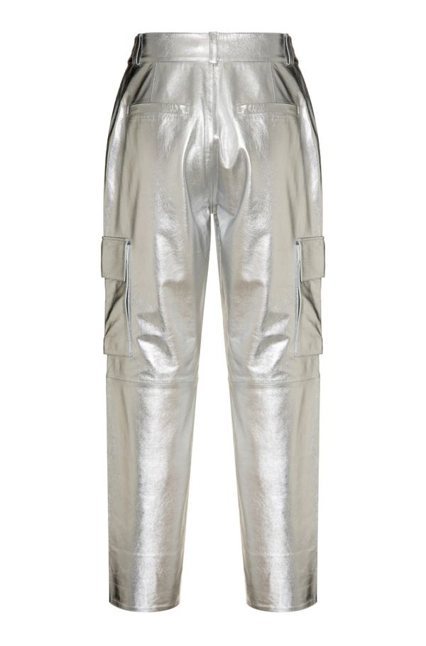 Foto do produto CALÇA DIANA CARGO COURO METALIZADO