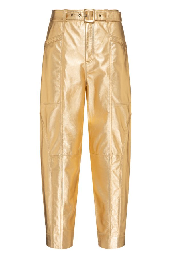 Foto do produto CALÇA LUIZA COURO METALIZADO