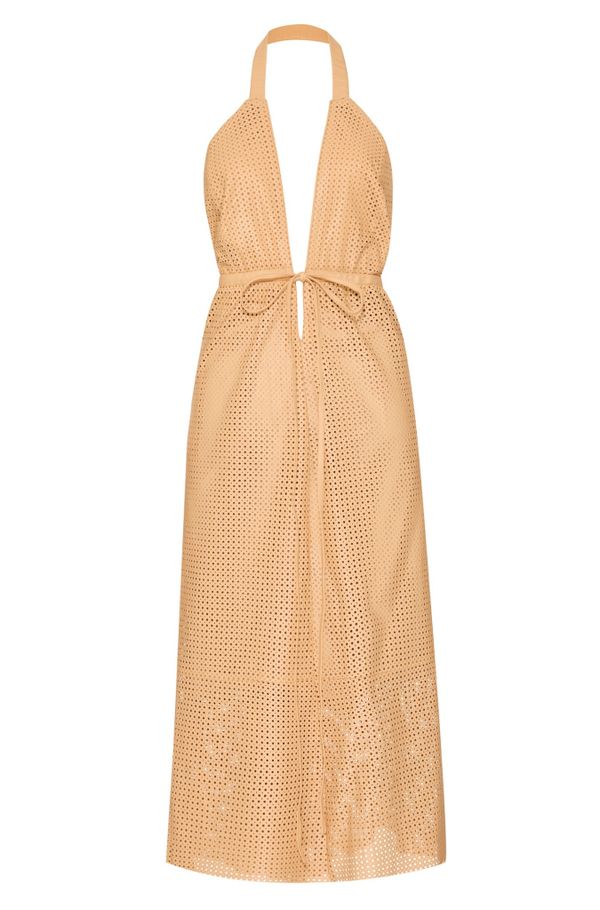 Foto do produto VESTIDO MARGOT PERFUROS COURO