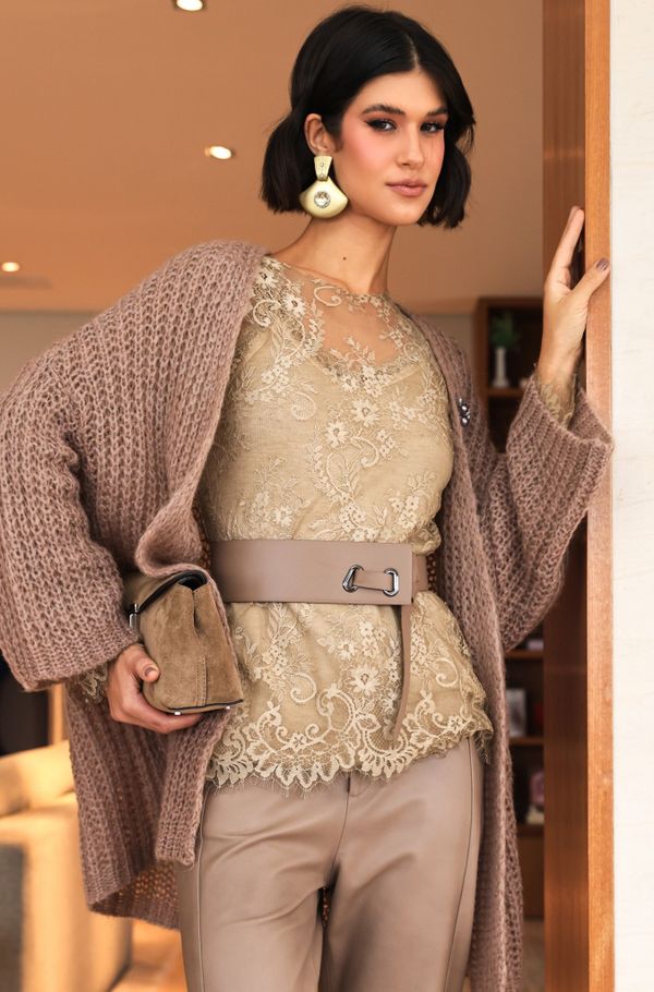Foto do produto CARDIGAN BETINA LONG MOHAIR