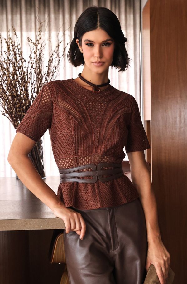 Foto do produto BLUSA LUANA PEPLUM FIOS