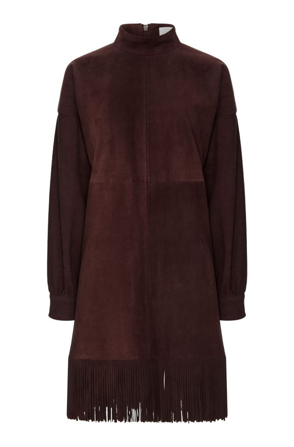 Foto do produto VESTIDO BIA FRANJAS CHAMOIS