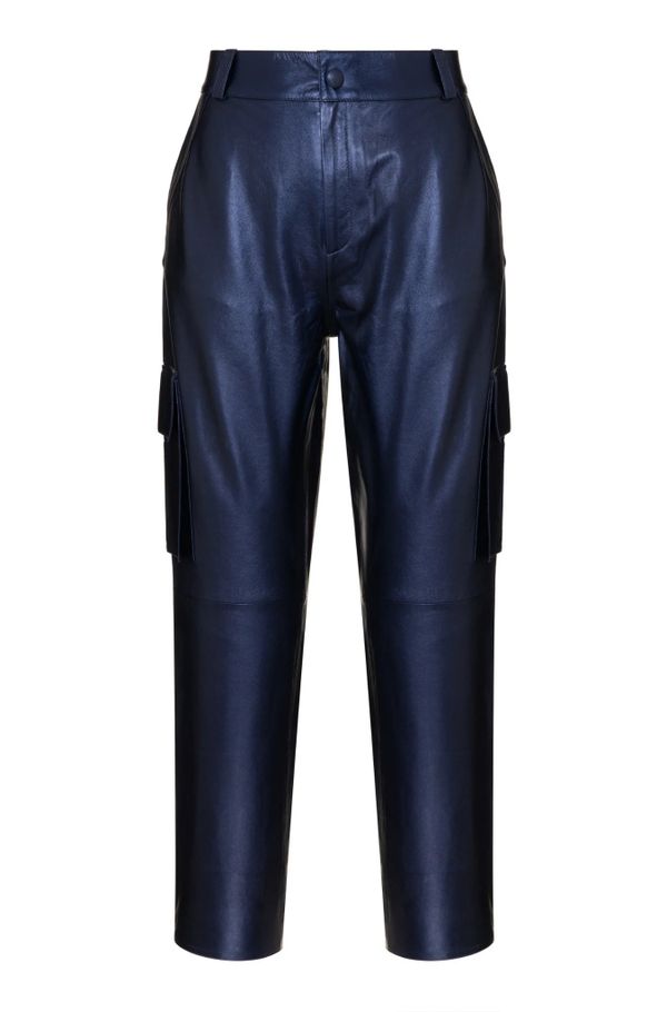 Foto do produto CALÇA DIANA CARGO COURO METALIZADO