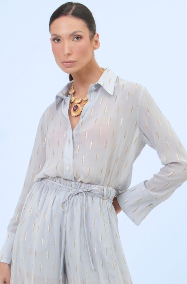 Foto do produto CAMISA AMANDA ESTAMPADA SEDA