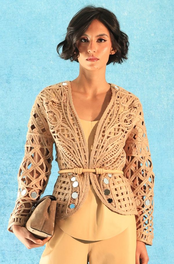 Foto do produto CASACO RAFAELLA ESPELHOS TRICOT