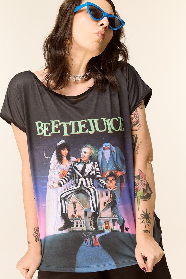 Foto do produto BLUSA DNA BEETLEJUICE