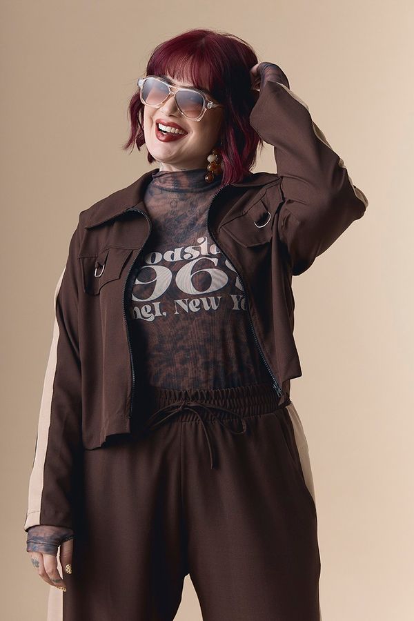 Foto do produto CONJUNTO CHICA MARROM