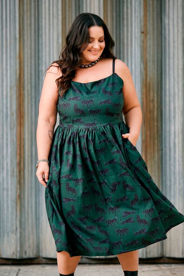 Foto do produto VESTIDO FEMME PANTERA VERDE