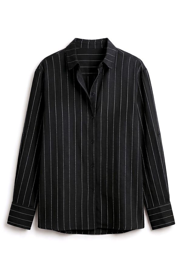 Foto do produto CAMISA CHIC RISCA PRETA