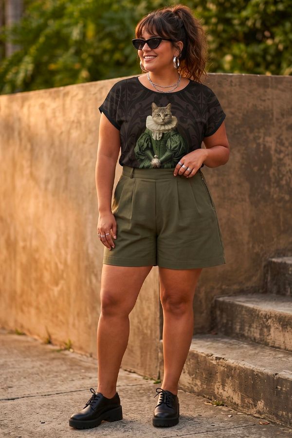 Foto do produto SHORT ALFAIATARIA VERDE OLIVA