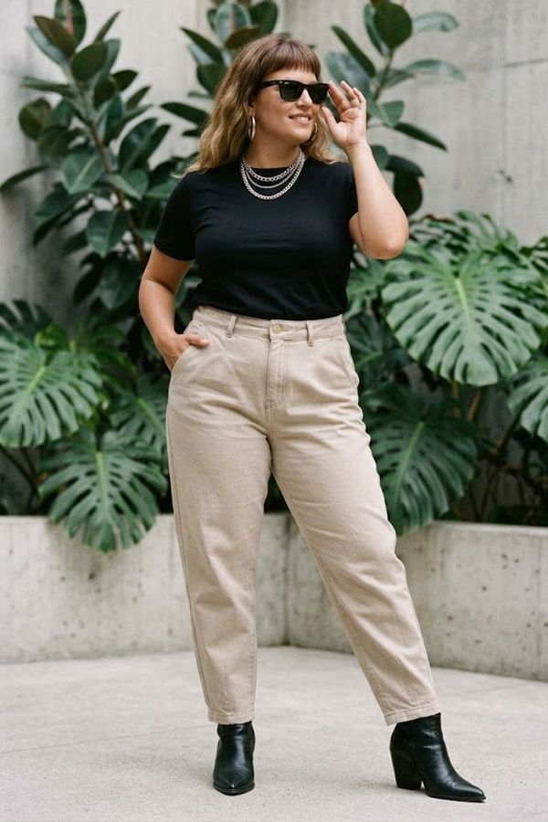 Foto do produto CALÇA BARREL NATURAL - 20% OFF