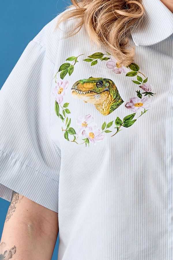 Foto do produto CAMISA MANGA CURTA DINO