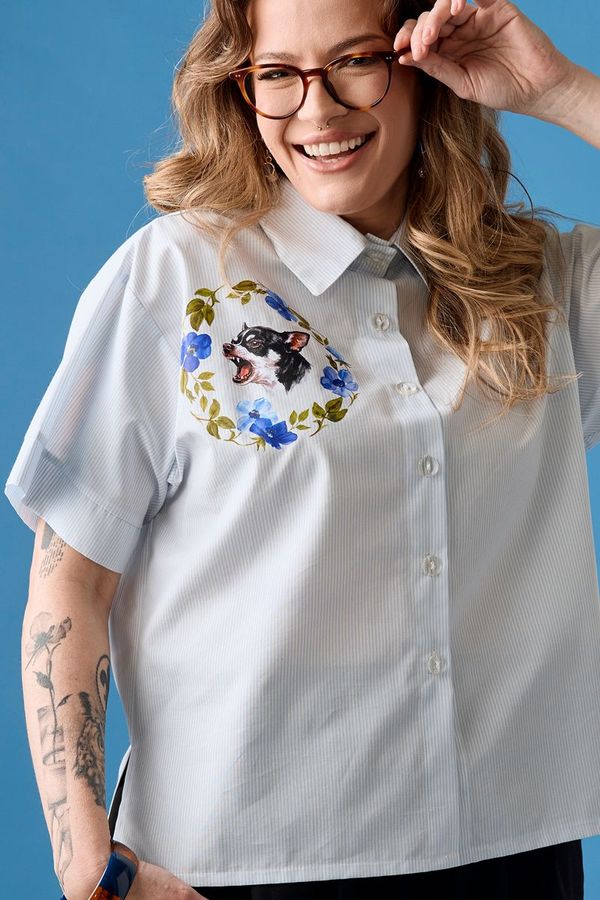 Foto do produto CAMISA MANGA CURTA CACHORRO BRABO