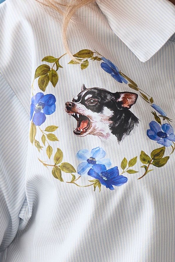 Foto do produto CAMISA MANGA CURTA CACHORRO BRABO
