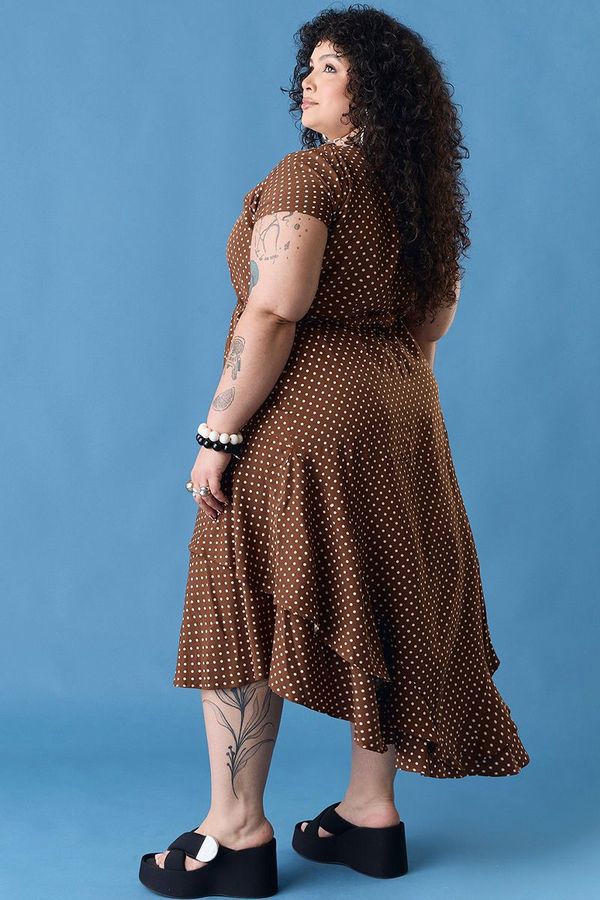 Foto do produto VESTIDO ZAN POÁ CHOCOLATE PRETO