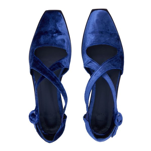 Foto do produto MARY PINGA VELUDO AZUL KLEIN