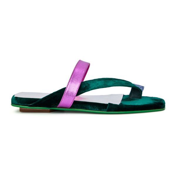 Foto do produto FLAT PITTI VERDE E ROSA