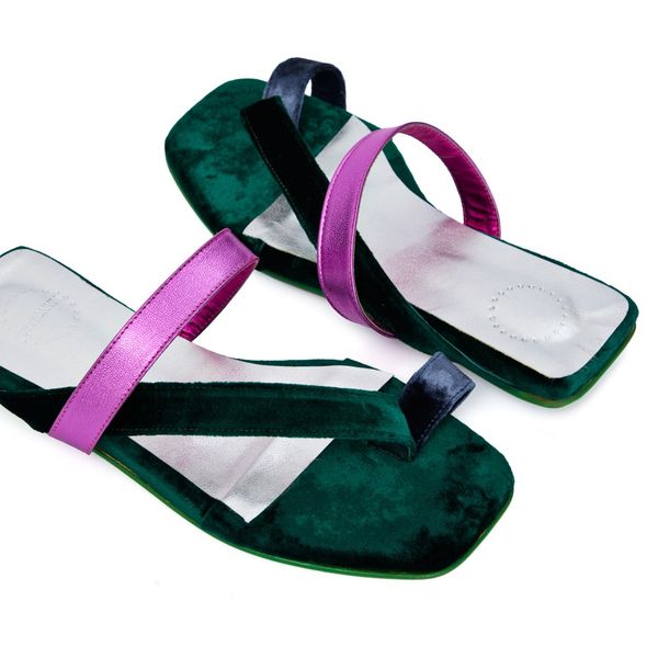 Foto do produto FLAT PITTI VERDE E ROSA