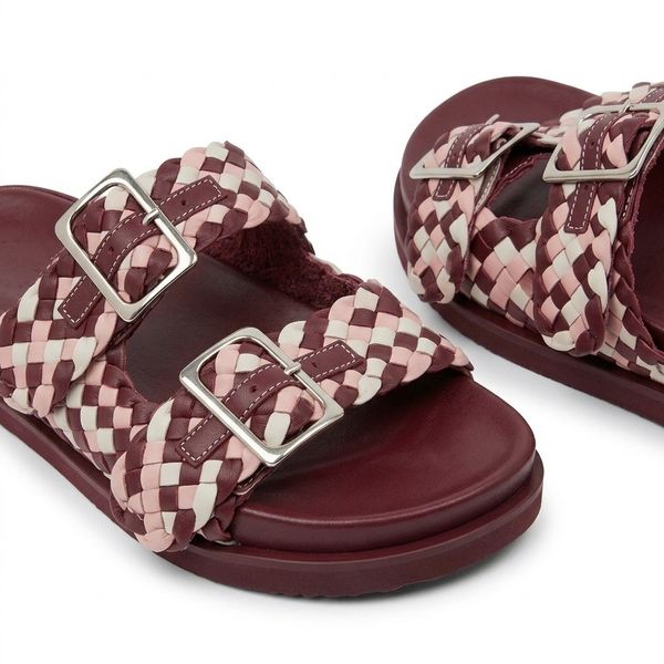 Foto do produto BIRKEN TRESSÊ OFF/ROSA/BORDÔ 