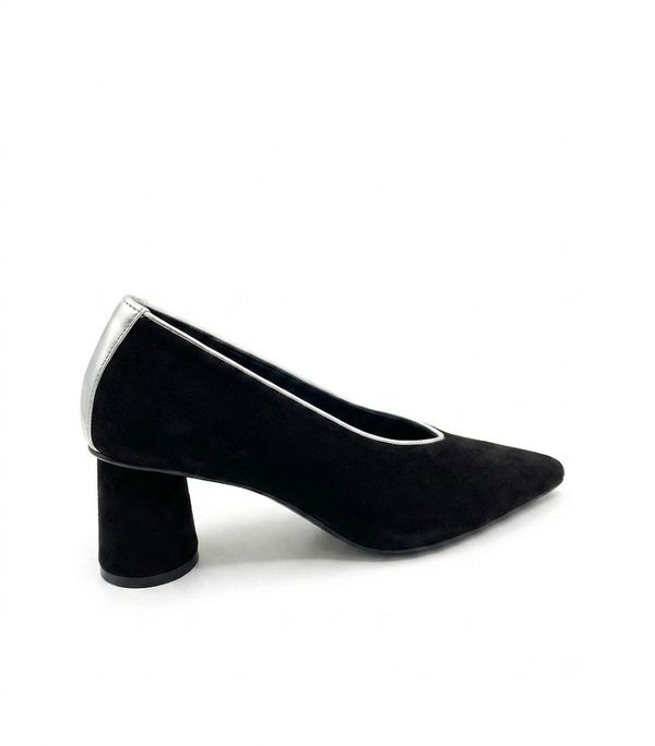 Foto do produto SCARPIN GLORINHA PRETO COM PRATA 