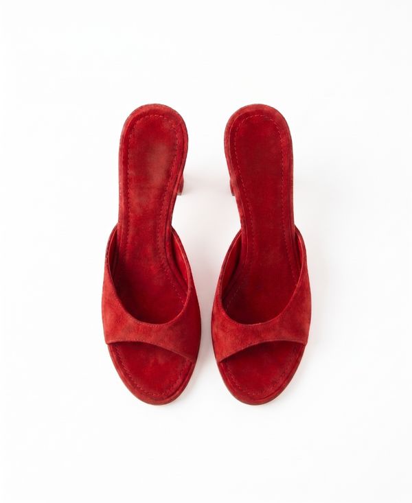 Foto do produto TAMANCO RIO CAMURÇA VERMELHO 