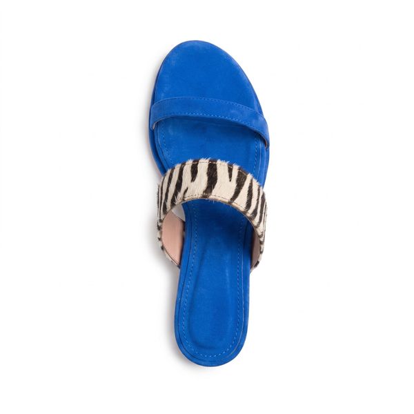 Foto do produto SANDÁLIA LISA AZUL COM ZEBRA