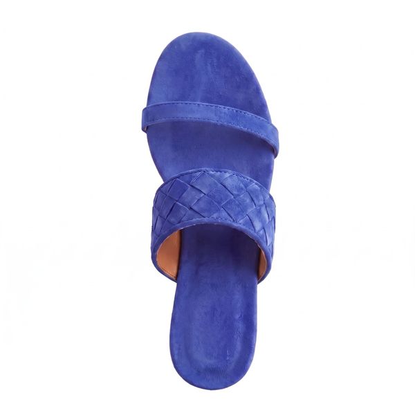 Foto do produto SANDÁLIA LISA TRESSE CAMURÇA AZUL