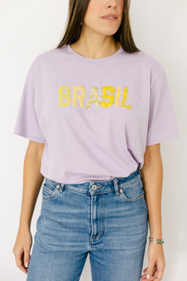 Foto do produto Camiseta Brasil Bordada | Embroidered Brasil Shirt