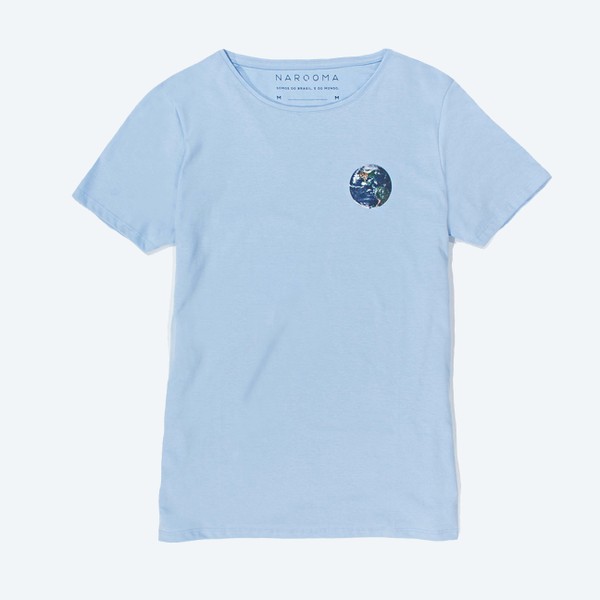 Camiseta Planeta - Azul