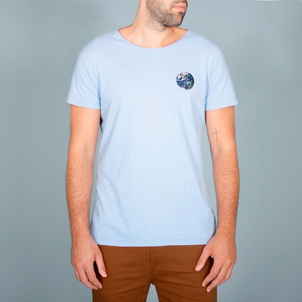 Camiseta Planeta - Azul