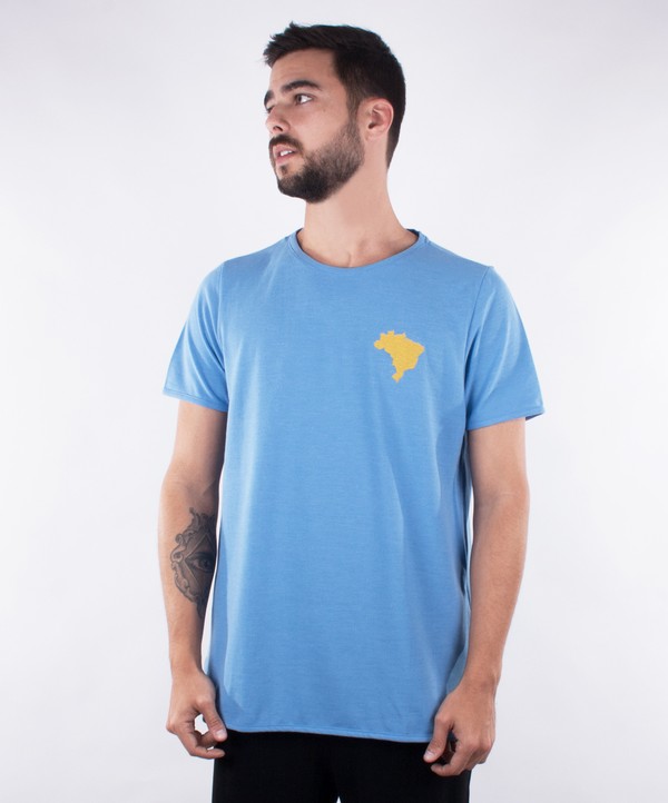 Camiseta Brasil - Azul