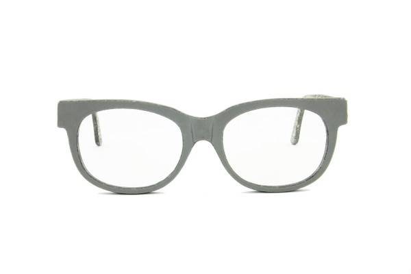 Óculos Diamantina - Cinza Sólido/Cinza Mare