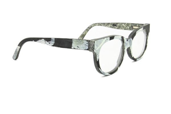 Óculos Diamantina - Preto com detalhes Brancos /Cinza Mare