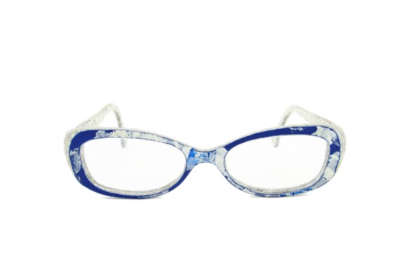 Óculos Cipó - Azul Com Banco/Branco Mare