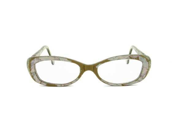 Óculos Cipó - Marrom com Cinza/Amarelo Mare