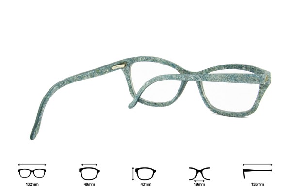 Óculos Veredas - Verde Mare/Verde Mare