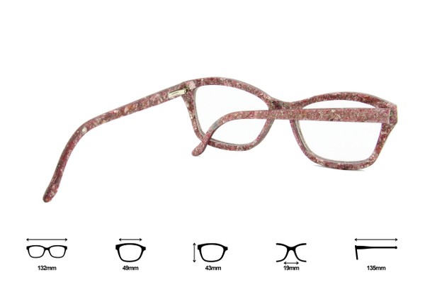 Óculos Veredas - Rosa Mare/Rosa Mare