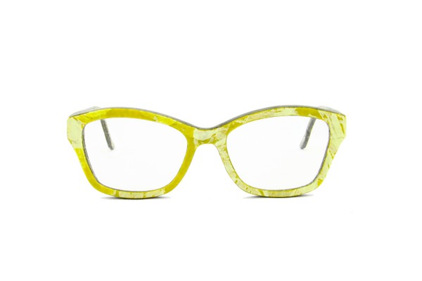 Óculos Veredas - Amarelo com Branco/Amarelo Mare